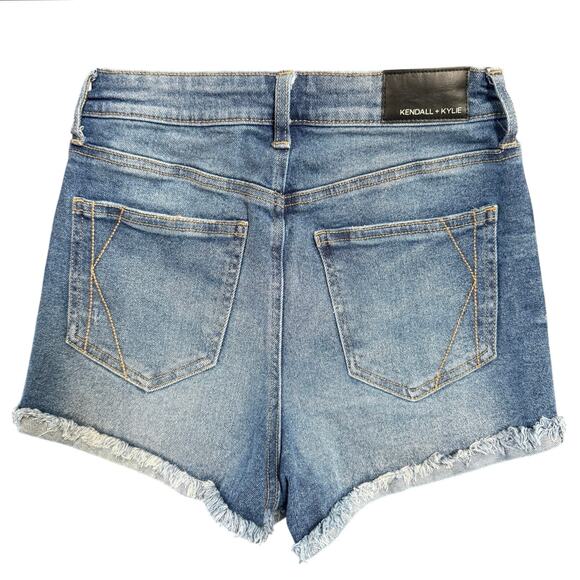 Kendall + Kylie Drifter High Rise Denim Shorts Size 5/27 - Picture 2 of 8